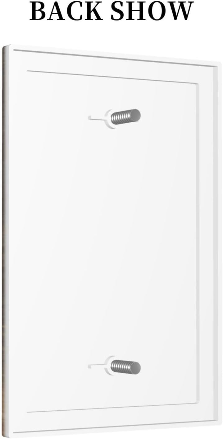 Rustic Brown Wood Grain Dark Oak Light Switch Cover Plate 1 Gang No Device Blank Electrical Wall Plates Faceplate Decorative Switch Plate for Farmhouse Home Decor