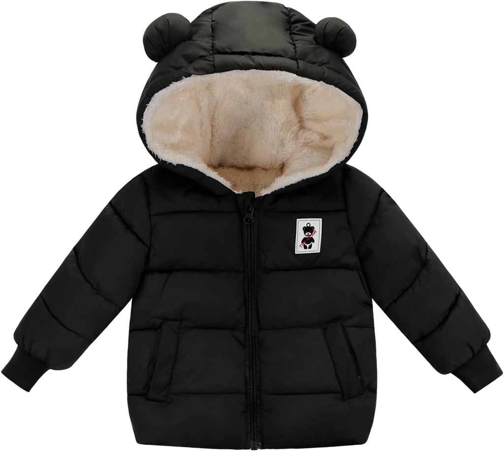 Newborn Baby Girls Fleece Outerwear Jacket Toddler Winter Coat Infant Clothes
