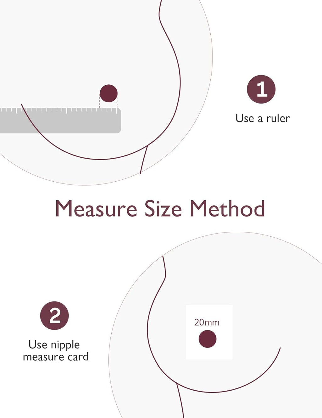 Momcozy Double-Sealed Flange 27mm Compatible with Momcozy M5 Breast Pump. Original M5 Breast Pump Replacement Accessories, 1PC (27mm)