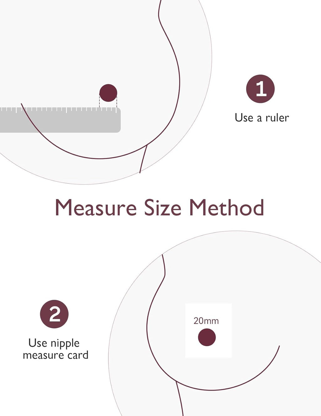 Momcozy Flange Insert 21mm Compatible with Momcozy M5. Original M5 Breast Pump Replacement Accessories, 1PC (21mm)