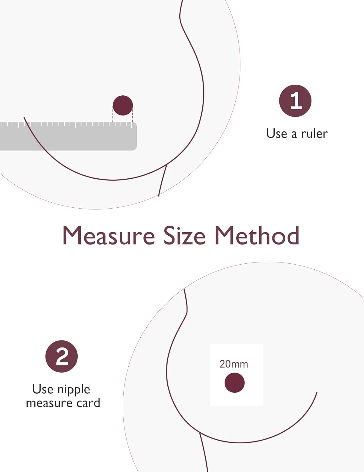 Momcozy Flange Insert 21mm Compatible with Momcozy M5. Original M5 Breast Pump Replacement Accessories, 1PC (21mm)