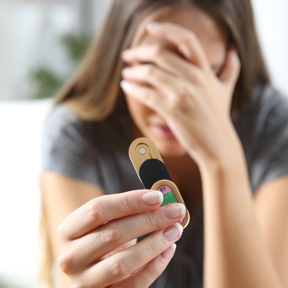 STONESTAR CP3 Fidget Slider - Football Legends No. 10 Aluminum Alloy Magnetic Metal Fidget Slider, EDC Fidget Toy for Adults, Helps Relieve ADHD/Anxiety/Stress (Gold)