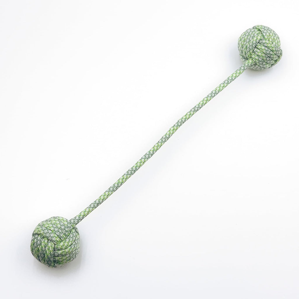 Fidget Beads Skill Toys, Fidget Toys, Parachute Cord and Steel Beads Handmade Fidget Beads, Beginners Worry Beads, Portable EDC Leisure Toys (Green)