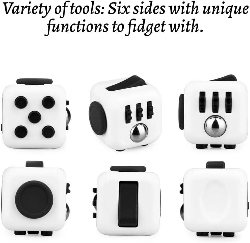 Fidget Gadget Toy - Premium Quality Stress Relief Cube Toy for Adults and Kids - Improve Focus, Relieve Anxiety, and Increase Productivity - Durable and Portable Design, Small, Oreo