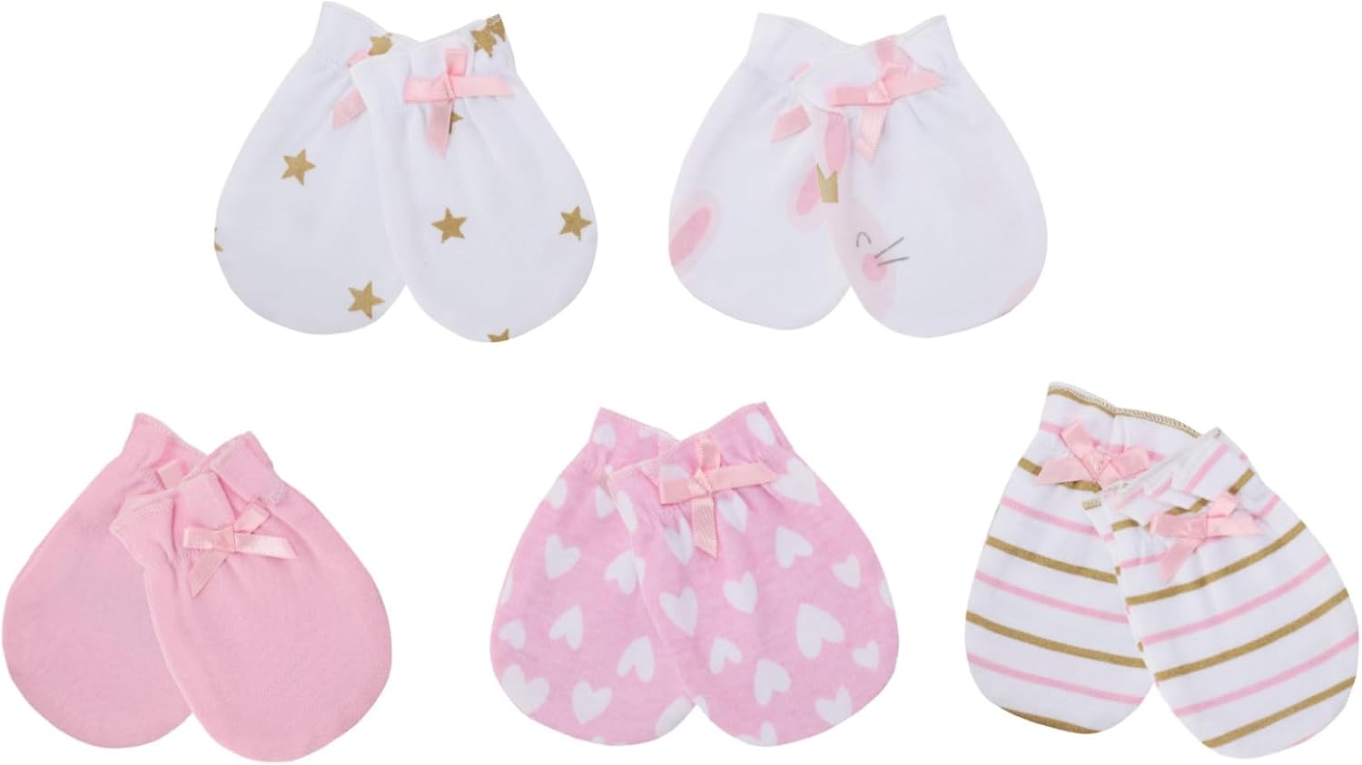 Newborn Layette Gift Set Bodysuits Pants for Baby Girl and Boy 24 Piece 100% Cotton Essentials and Accessories