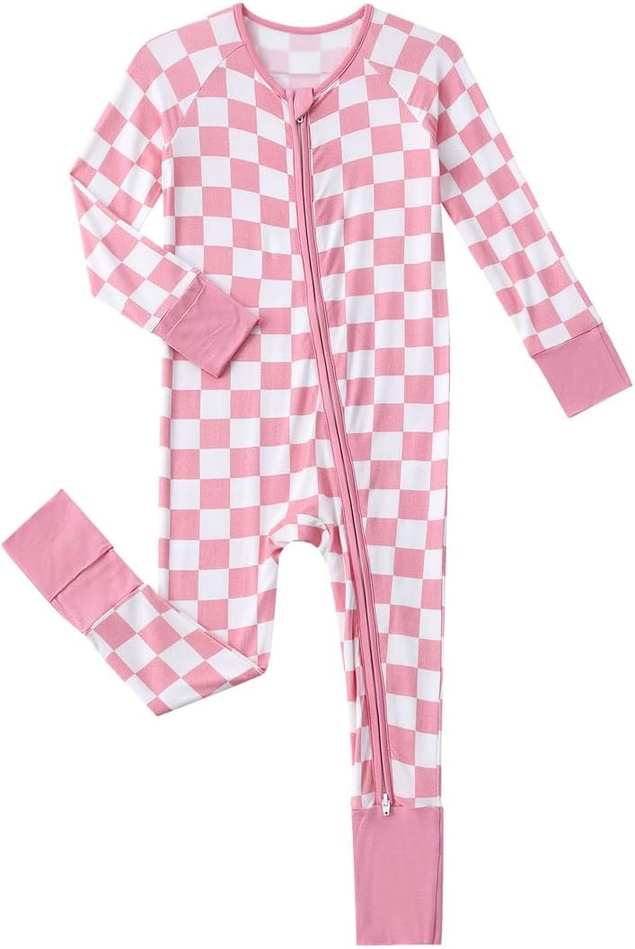 Baby Viscose from Bamboo Pajamas - Infant Boys Girls Footless Zippy Pjs Sleep 'N Play Clothes - One Piece Romper