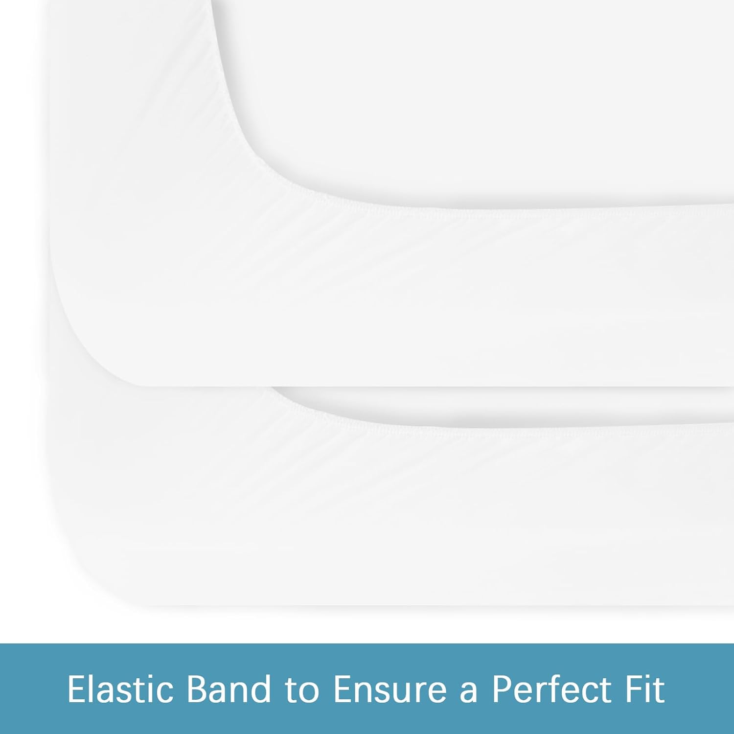 2 Pack King Mattress Protector Waterproof, Noiseless & Soft Coverage King Size Mattress Cover Fitted Sheets with Deep Pocket up to 14", Super Breathable & Easy Wash Mattress Protector