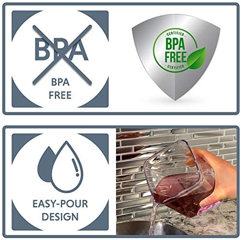 BopTop (5pc Set) Airtight Food Storage Container – Mechanical Silicone Seal Canister - BPA-Free Stackable - 2.5Qt/1.5Qt/.9Qt/.85Qt/.5Qt