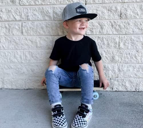 Baby Hats - Baseball Hat, Newborn Youth Flat Brim Mesh Trucker Surf Skate Bubba Bro Fitted Beach Cap Gorros para Bebes