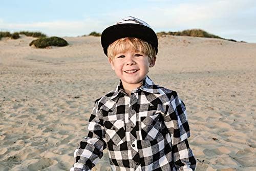 Baby Hats - Baseball Hat, Newborn Youth Flat Brim Mesh Trucker Surf Skate Bubba Bro Fitted Beach Cap Gorros para Bebes
