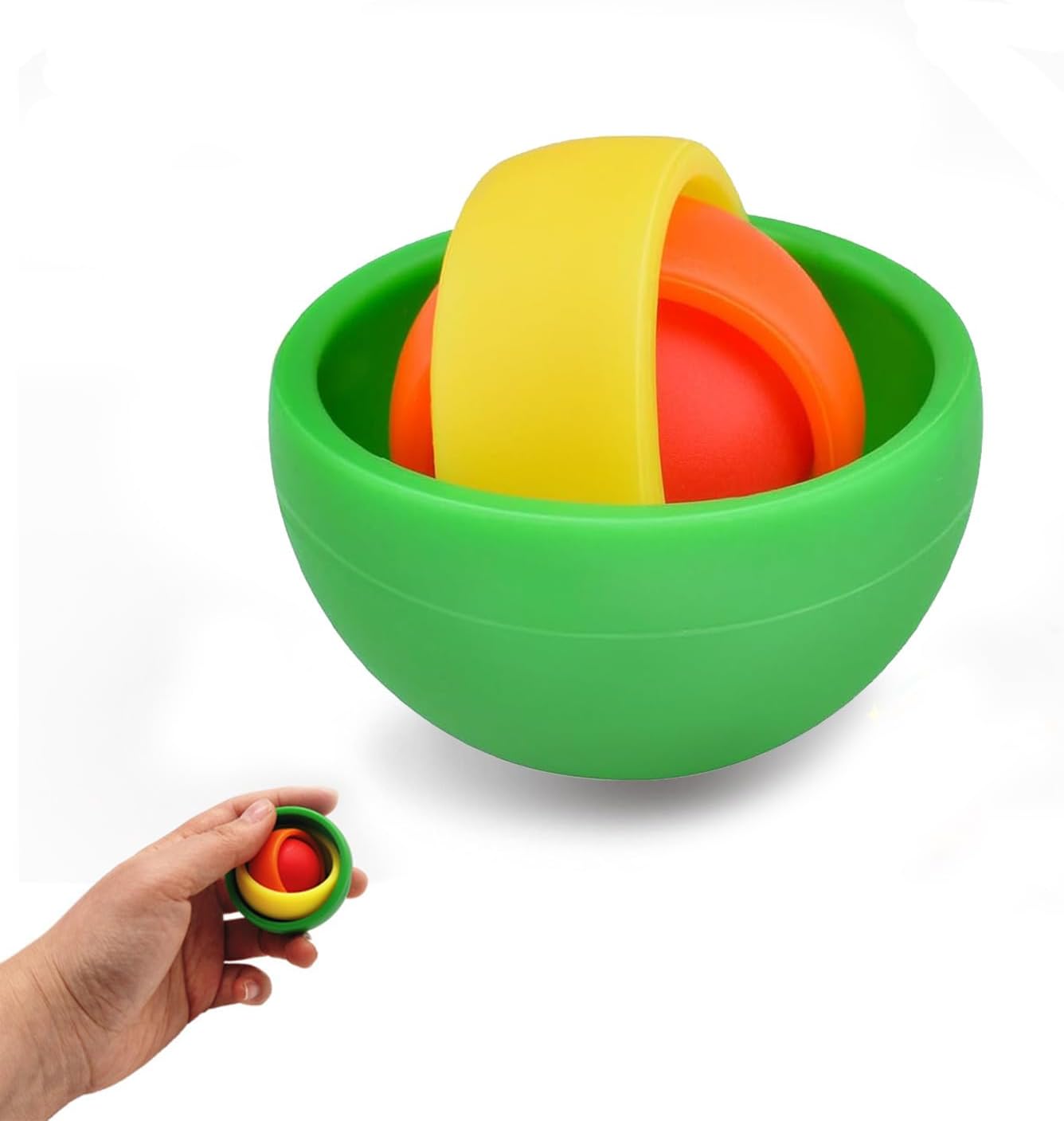 Fidget Toys, 3D Teen Boys Fidgets Spinners, Relief Stress and Exercise Fingers Hand Ball Fidgets Gyroscope, Best Gifts for Boys, Girls, Adult Birthday Games(1PACK)