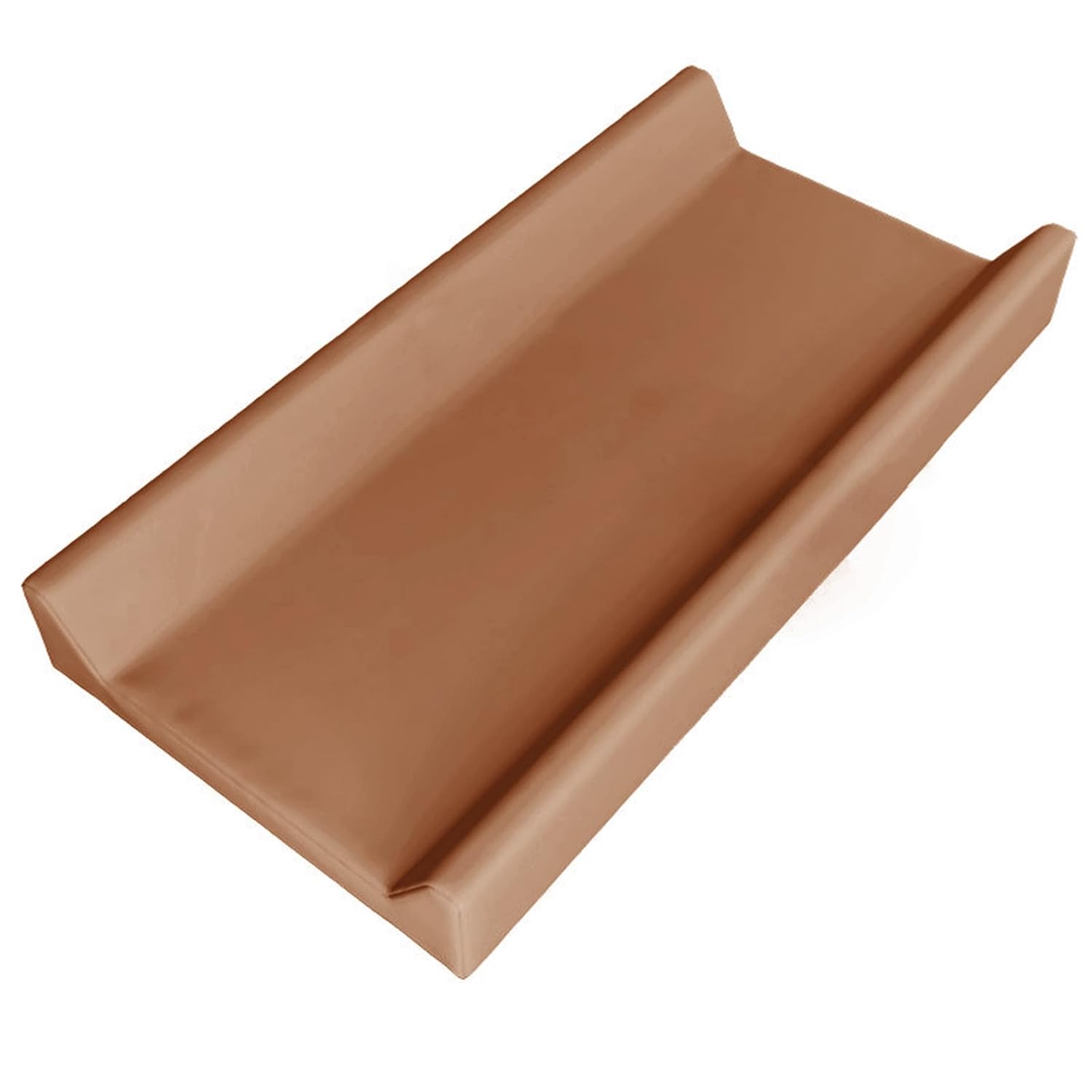 Owlowla Changing Pad Cover,Waterproof Changing Pad Covers-Soft Leather Diaper Changing Table Cover,Fits Standard Changing Pads for Baby Boy Girl（Brown）