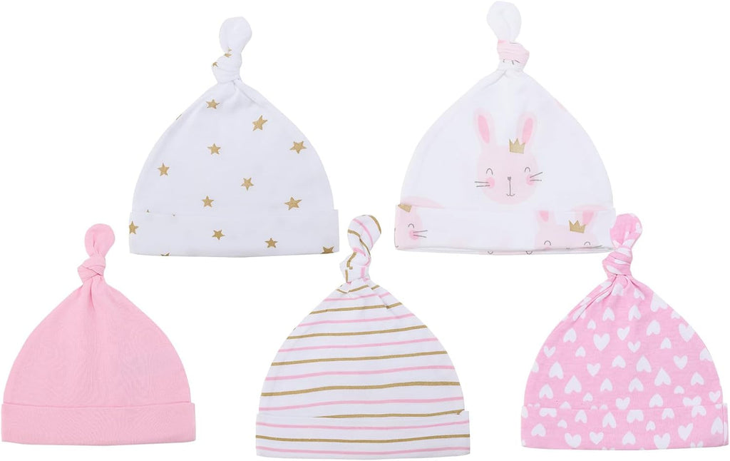 Newborn Layette Gift Set Bodysuits Pants for Baby Girl and Boy 24 Piece 100% Cotton Essentials and Accessories