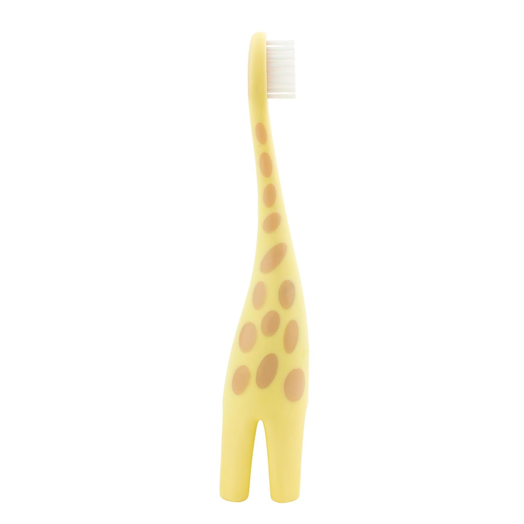 Dr. Brown's Infant-to-Toddler Training Toothbrush, Soft for Baby's First Teeth, Giraffe, 0-3 Years (Pack of 2)