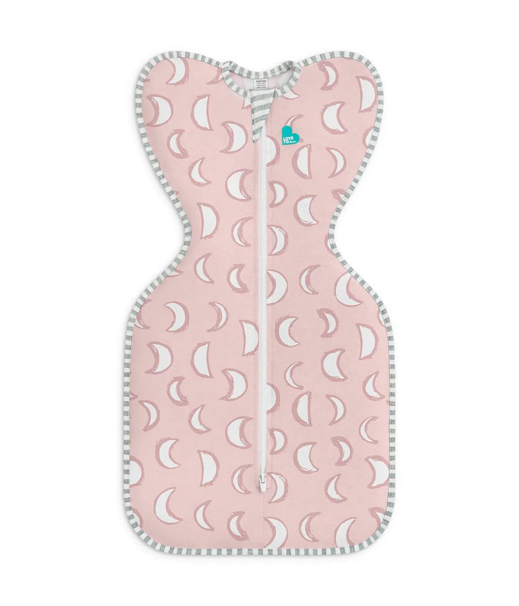 Love to Dream Swaddle UP, Sleep Sack 0-3 Months, Self-Soothing, Improves Sleep, Snug Fit Helps Calm Startle Reflex, Baby Essentials Must Haves Newborn, 1.0 TOG, 13-19 lbs, Eclipse Pink