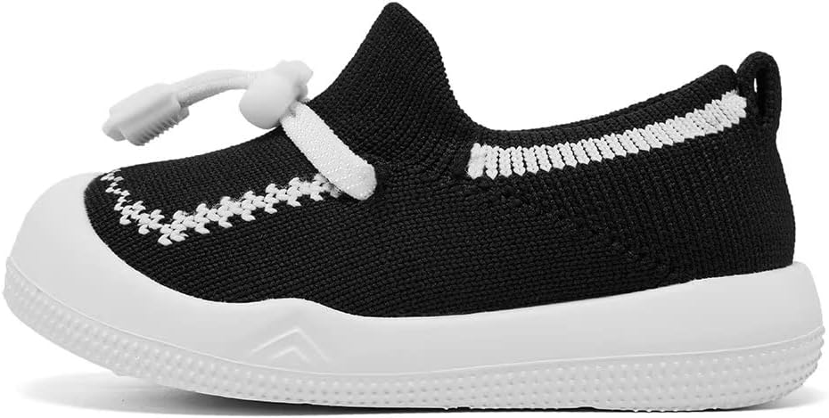 Eashi Baby Boy Girl Non-Skid Indoor Infant Walking Shoes Breathable Warm Elastic Sock Shoes with Memory Sole Protect Toes Outdoor Sneakers