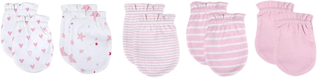 5 Pairs Baby Not Scratch Mittens 0-6 Months New Born Boy Girl Gloves Cute Infant Accessories
