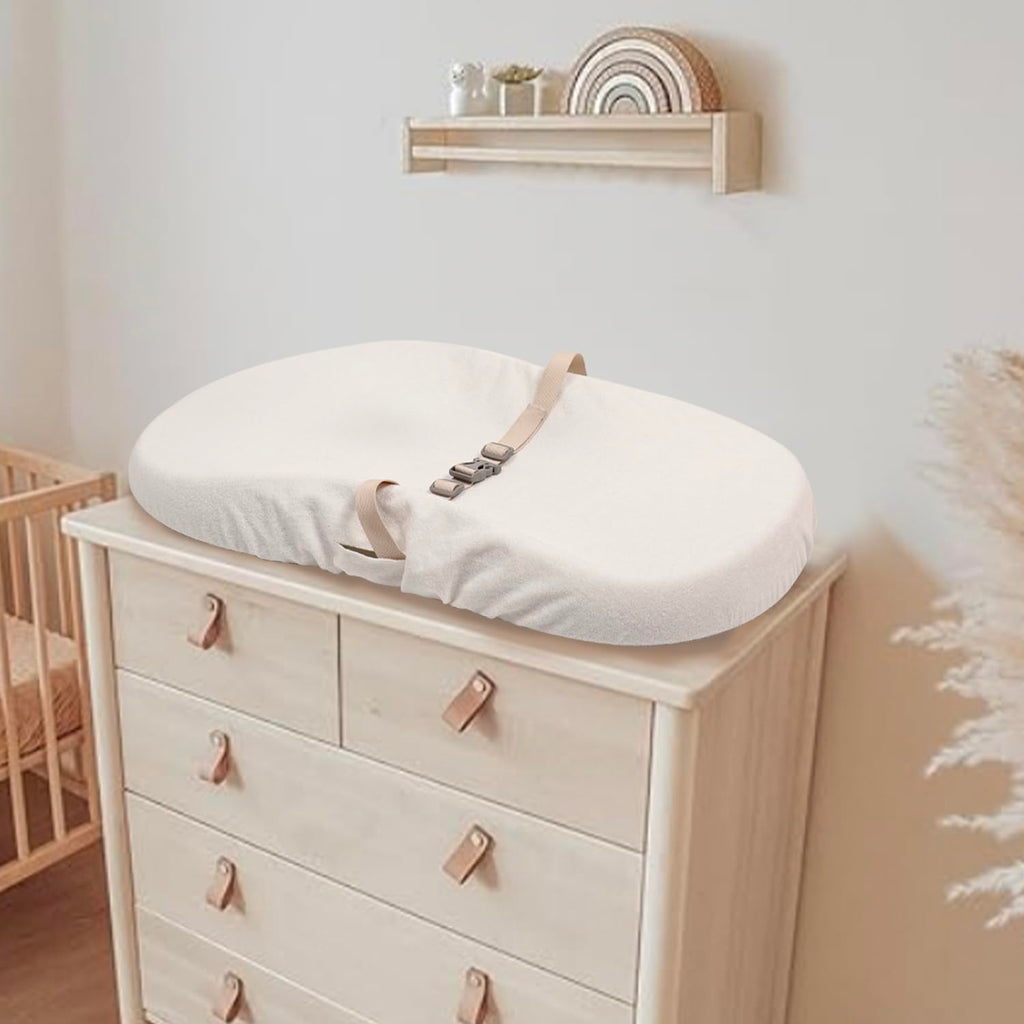 1-Pack Changing pad Cover Waterproof - Soft Baby Baby Changing pad Cover,Contour Changing Pads Liners,Change Pad Cover,Ultra-Soft & Breathable,Fits Skip Hop,Keekaroo Peanut,Machine Washable(1)