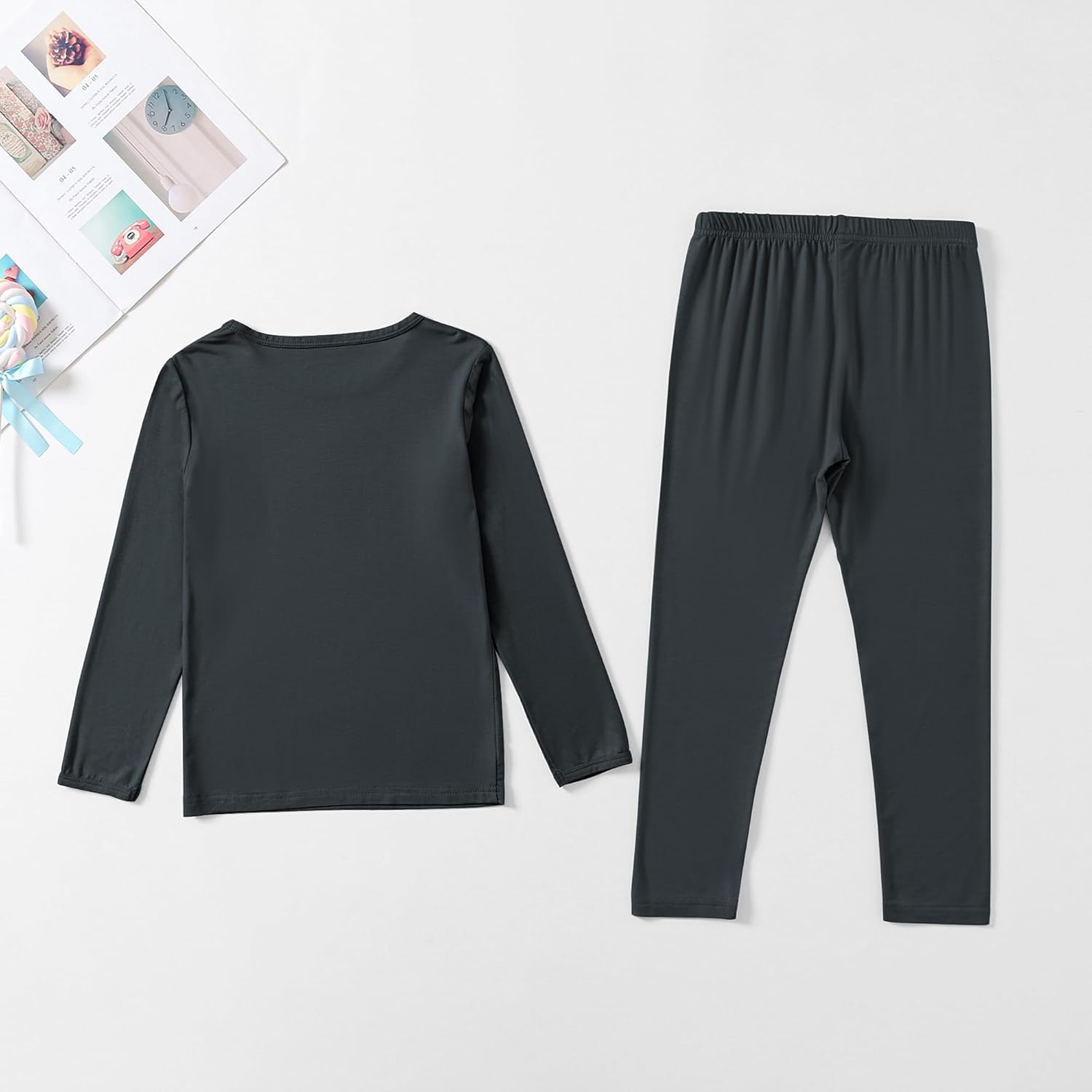 Jimonda Baby Boys Girls Pajama Sets Toddler Sleepwear Cool Jammies 2pcs Viscose from Bamboo PJs 18M-8Y