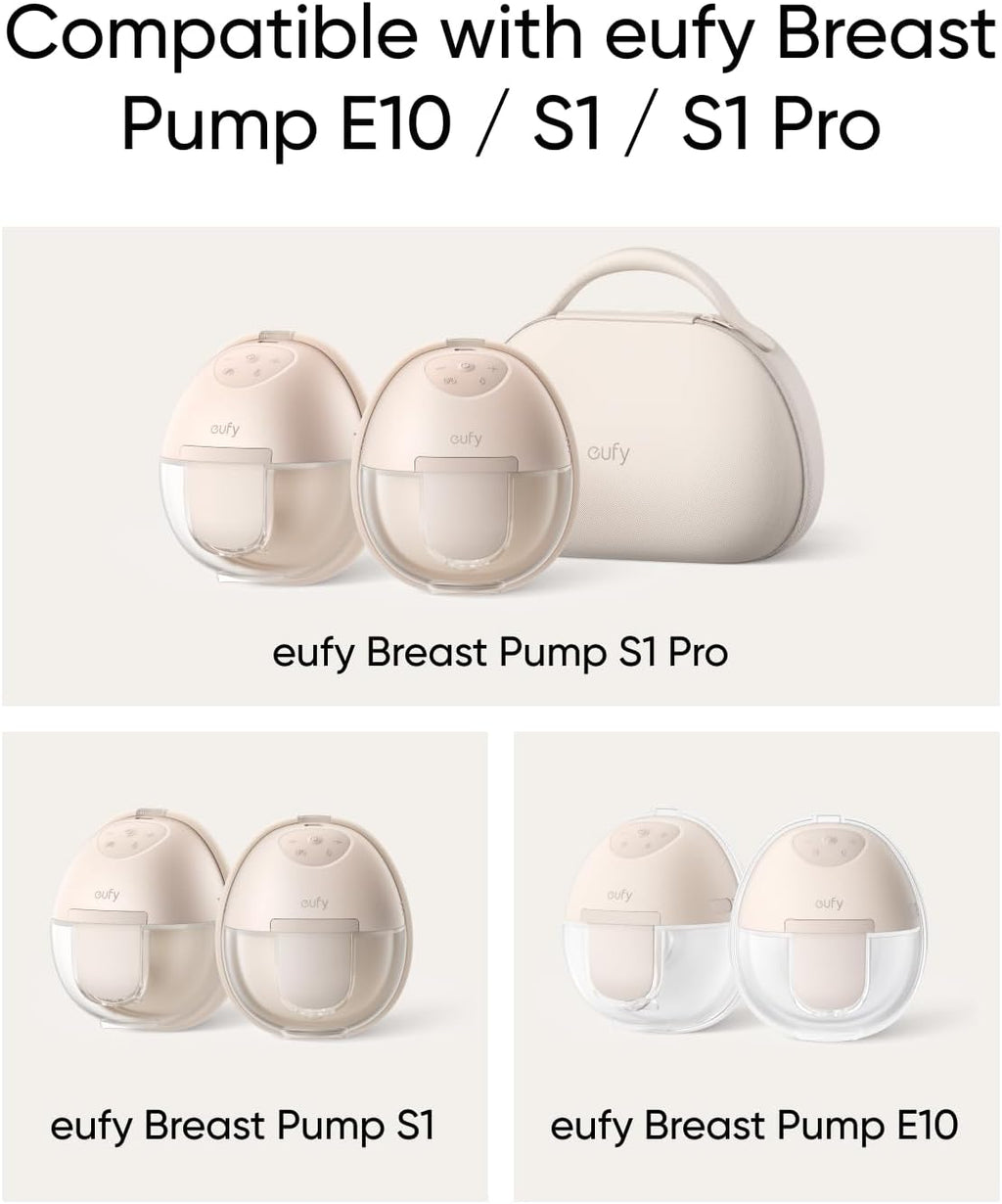 eufy Original 19mm Sizing Inserts (2-Pack) for Wearable Breast Pump S1/S1 Pro/E10/E20, Silicone Sizing Inserts, Easy to Install and Use, Comfortable and Precise Fit for Better Suction
