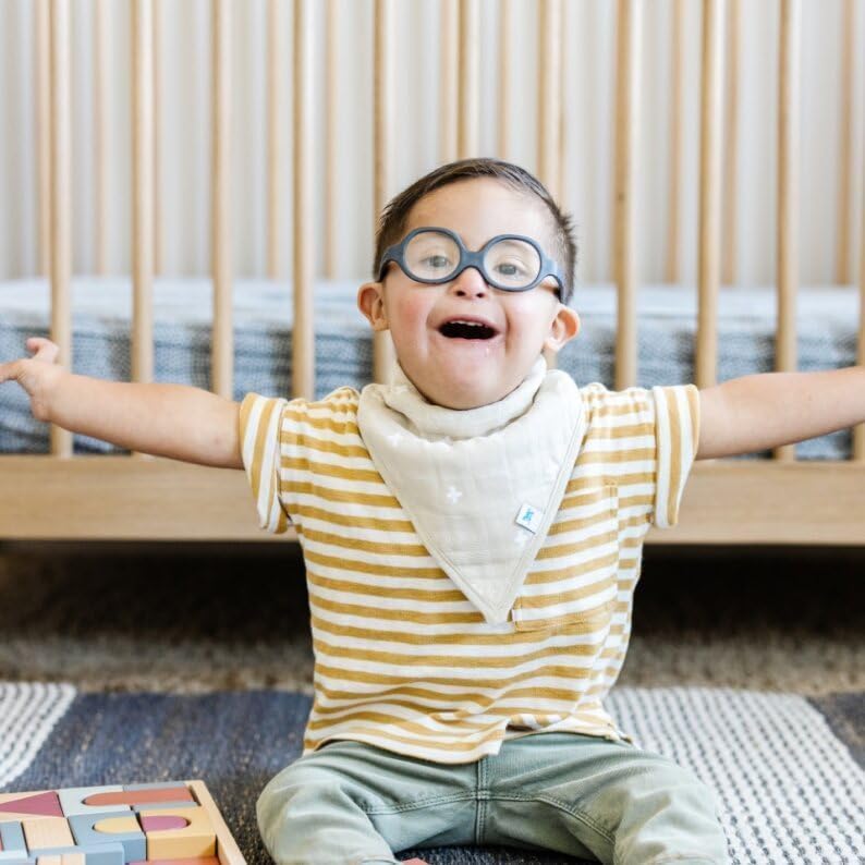 Little Unicorn Cotton Muslin with Fleece Bandana Bib