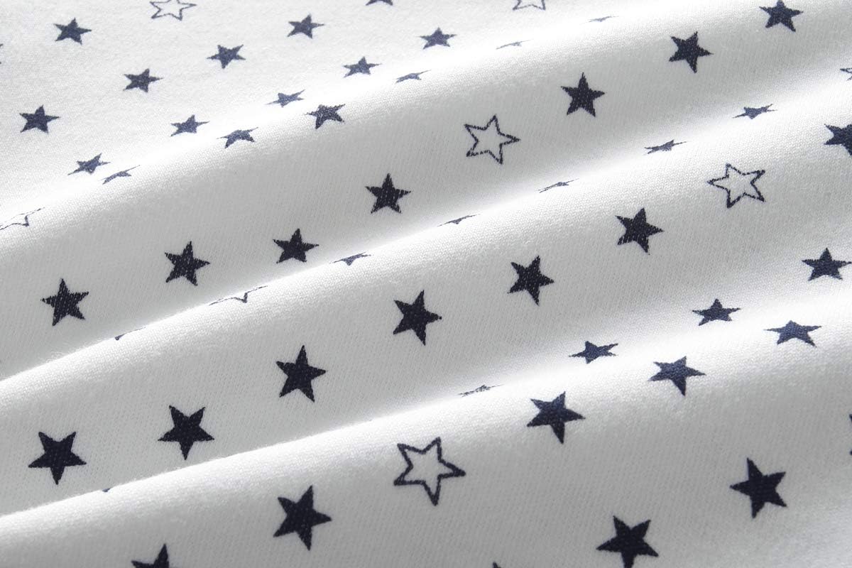 Kiddiezoom Baby Bodysuit Newborn Short Sleeve baby One-Piece Cotton 5-Pack baby clothes