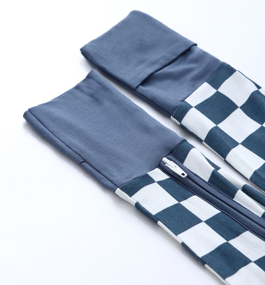 Baby Viscose from Bamboo Pajamas - Infant Boys Girls Footless Zippy Pjs Sleep 'N Play Clothes - One Piece Romper