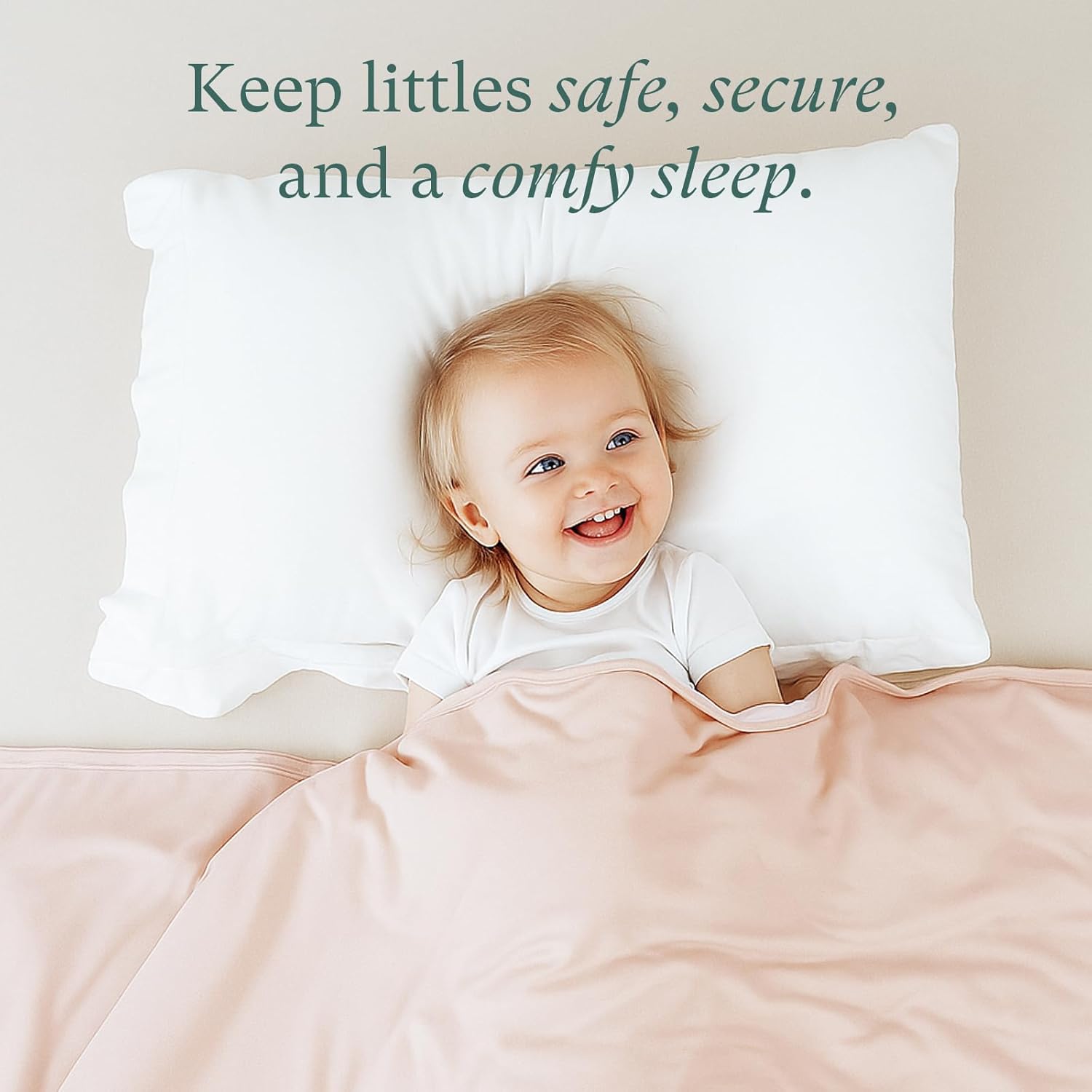 Supersoft Toddler Comforter, Premium Bamboo Viscose Crib Blanket, Cozy 1.0 Tog Lightweight Quilt for All Seasons 39"×55"