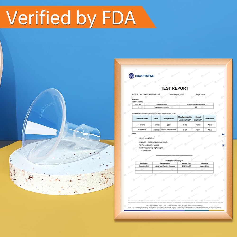 PumpMom-us 19mm Shields Compatible with Medela Breast Pump Parts, Replace Flange Accessories for PersonalFit, Freestyle, Harmony, Maxi, Flex Connector, PersonalFit Flex Breast Shield, 2pcs (19mm)