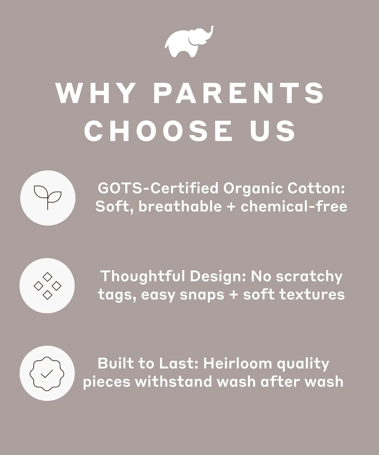 MONICA + ANDY Baby Organic Short Sleeve Lucky Bodysuit