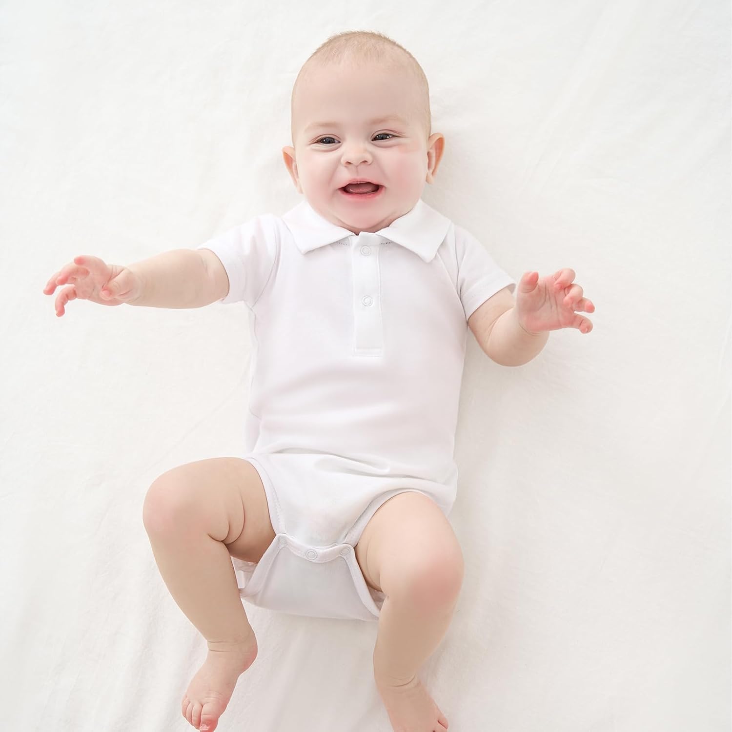 pureborn Baby Boys Girls Bodysuit Super Soft Cotton Romper 0-24 Months