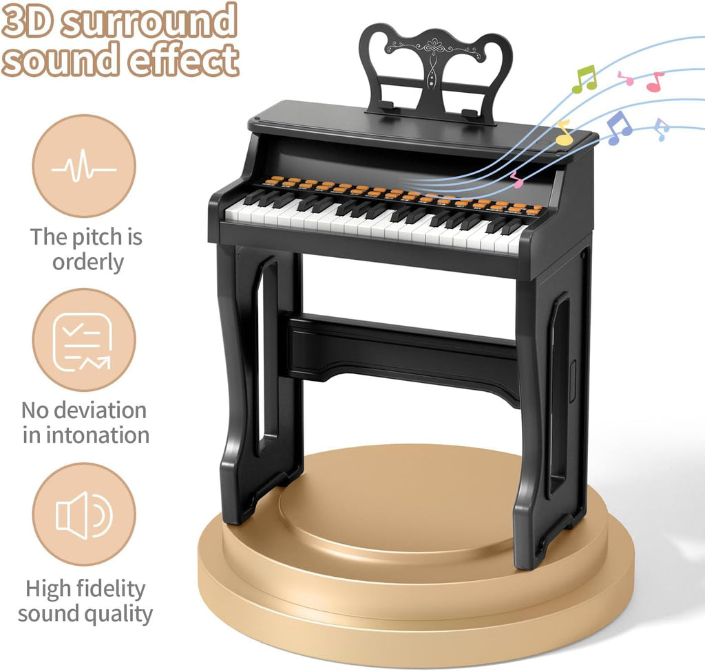 Toy Pianos for Kids Ages 3-7 - Children's Musical Keyboard for Beginners Boys Girls Birthday Gift Learning Piano 37 Keys 4 5 6 8 Years Old Girls and Boys Birthday Gift