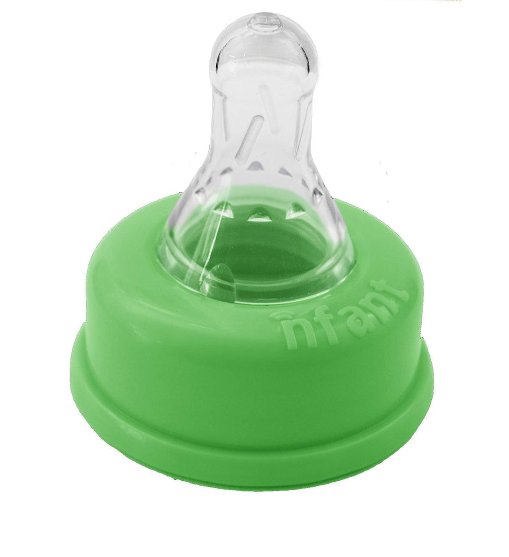 nfant | 3X Standard Flow Nipple, Green (27ml/min), 4-Pack