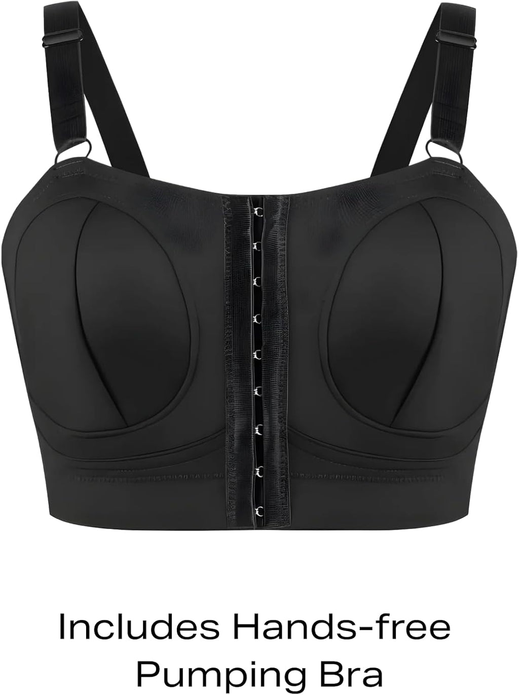 Zomee Z2 Double Electric Breast Pump - Shabbat Mode Edition - Portable, Hands Free Pumping Hospital Grade Wearable Breast Pump Including; Black Bamboo Pumping Bra (2XL)