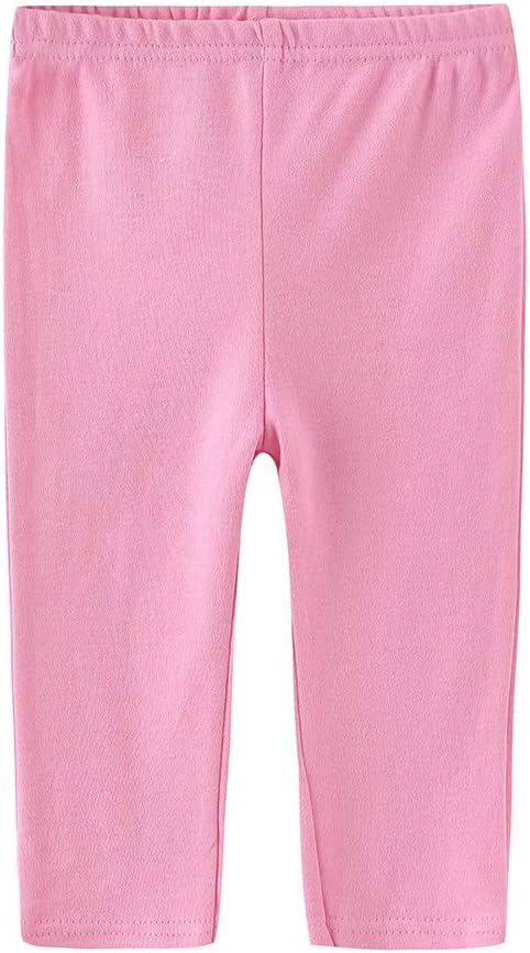 Unisex Newborn Baby Cotton 4-Pack Pants Embroidery Pringting Casual Leggings 0-24 Months for Boys and Girls