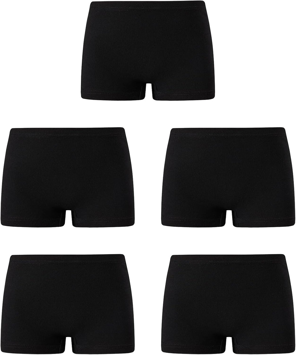 KikizYe Little Girls Boyshort Panties Big Kids Soft Cotton Underwear