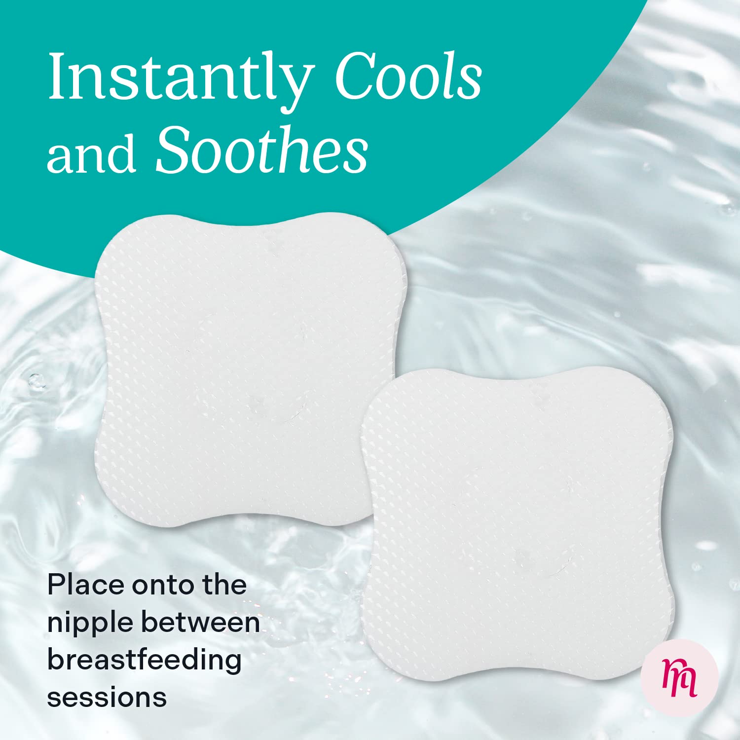 Nurse & Nourish 8-Pack Hydrogel Pads for Breastfeeding Soreness Support - Reusable, Easy-Apply Adjustable Soothing Gel - Nipple Shields for Breastfeeding Newborn