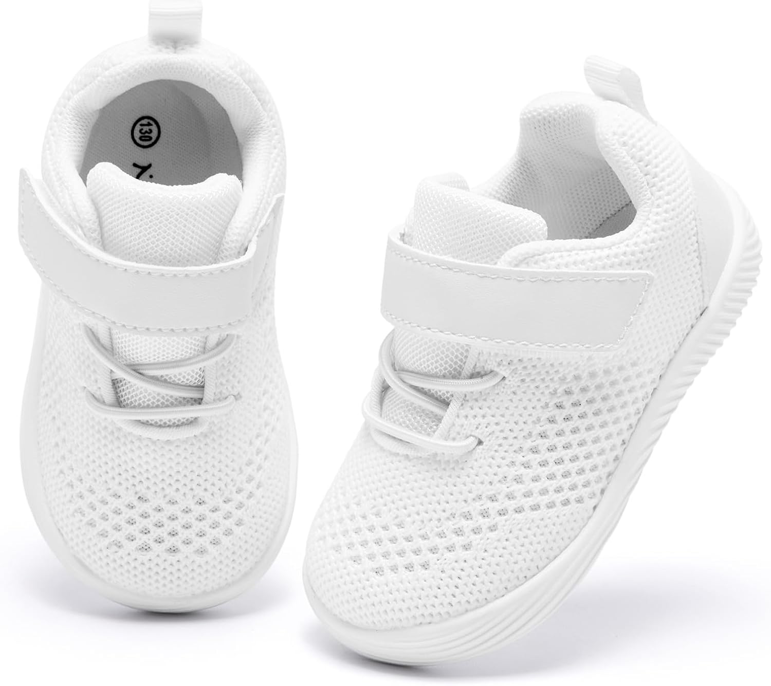 MORENDL Toddler Sneakers Baby Boys & Girls Barefoot Shoes Lightweight Breathable Walking Running Tennis Athletic Sport Shoes