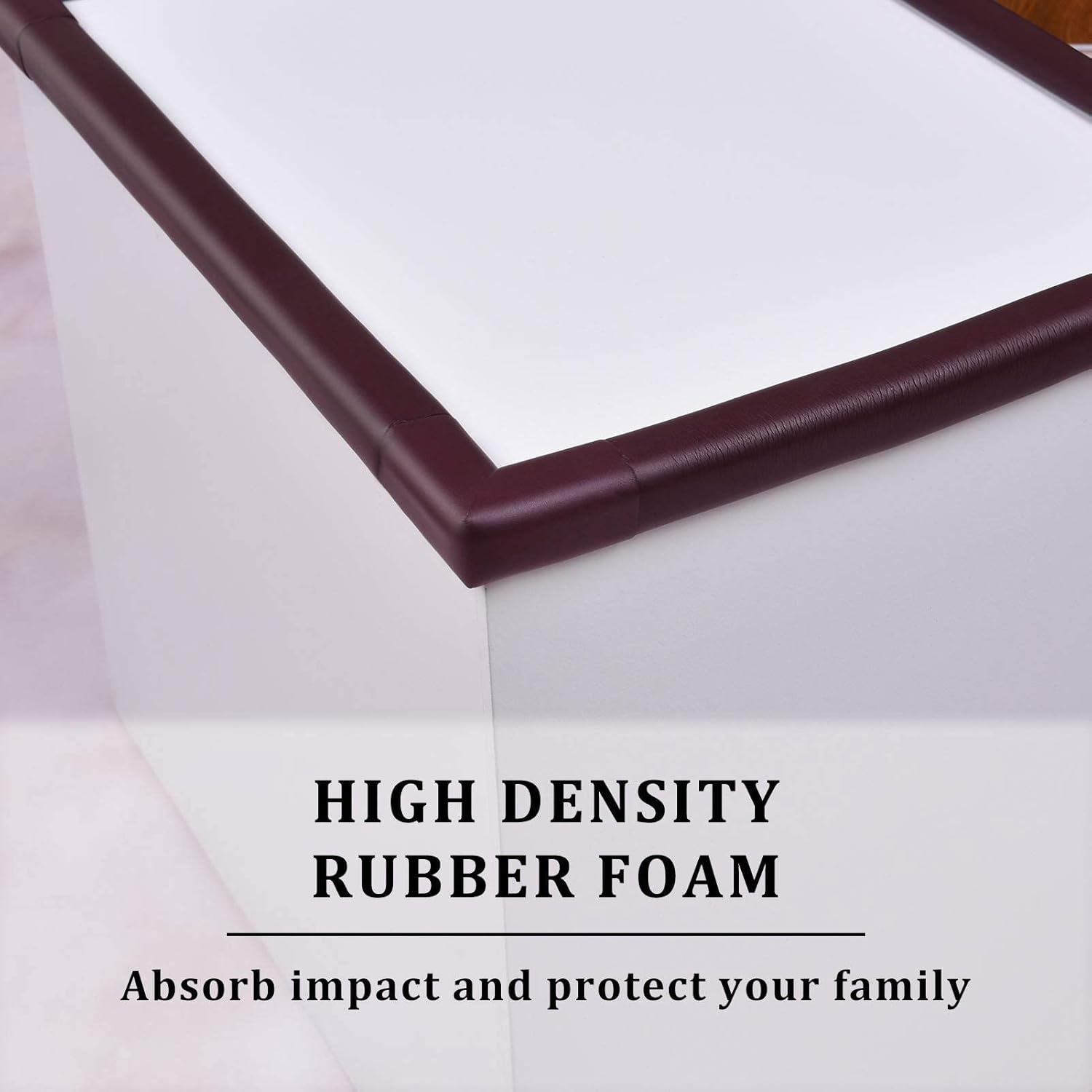 Baby Proofing Edge and Corner Guards, Safety Furniture Bumper with 3M Double-Sided Tape, Child Corner Protector for Fireplace, Table, Stair, Cabinet, (Coffee)