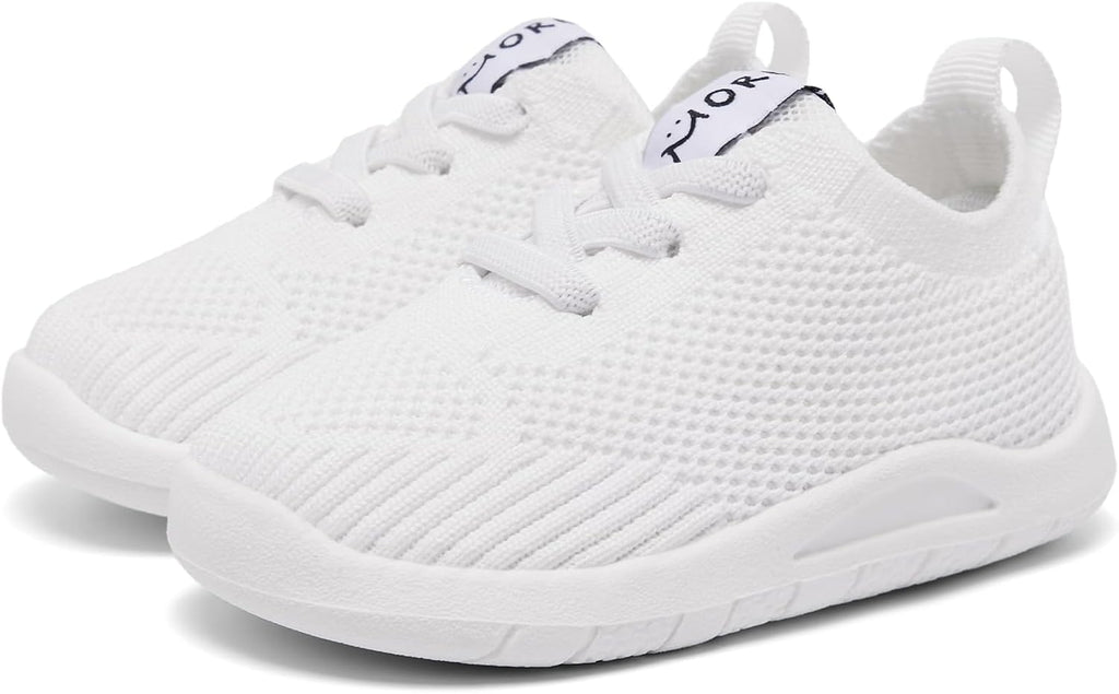 MORENDL Toddler Shoes Baby Walking Sock Shoes Infant Sneakers 0-4 Years Boy Girl Barefoot Tennis Shoe Non-Slip Brethable