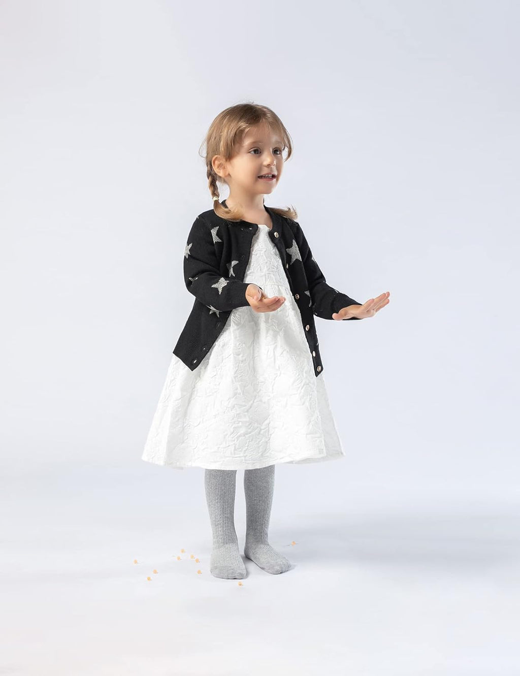 Petrass Baby Girls Cable Knitted Tights Infant Full-Footed Seamless Cotton Tights New-born Girls Seamless Leggings 3/4/5/6