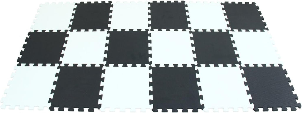 MQIAOHAM® 18 Pieces Puzzle Play Mats, Soft Baby Play Mat, Kids Interlocking Foam Floor Tiles, Toddlers Carpet Playmats G301018-101104