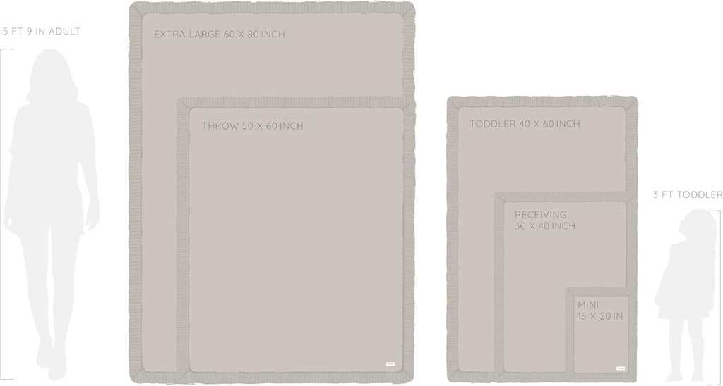 SARANONI Security Blankets for Babies Super Soft Boutique Quality Lush Luxury Baby Blanket (Mini 15" x 20", Dew)