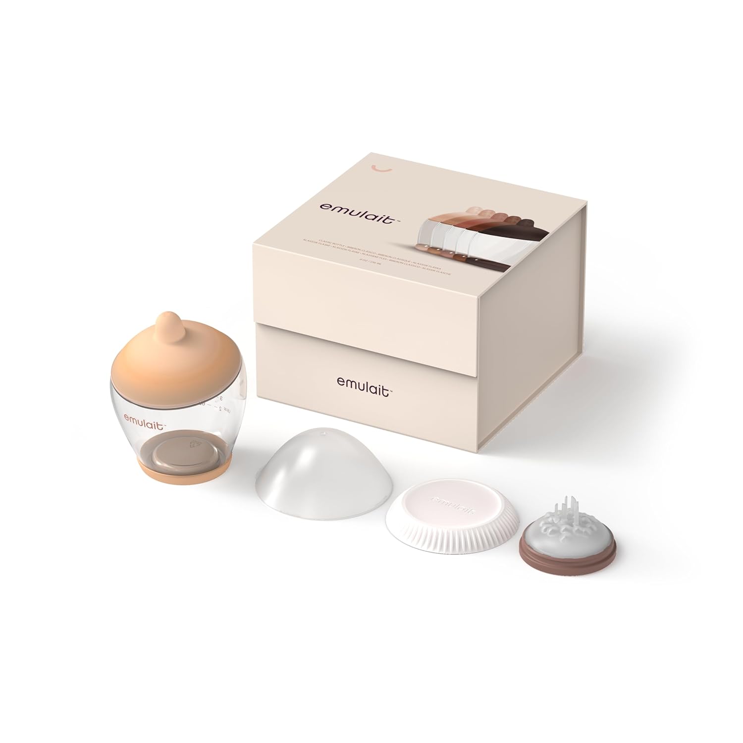 Classic Baby Bottle - Light - Shape 1- Responsive Flow Valve