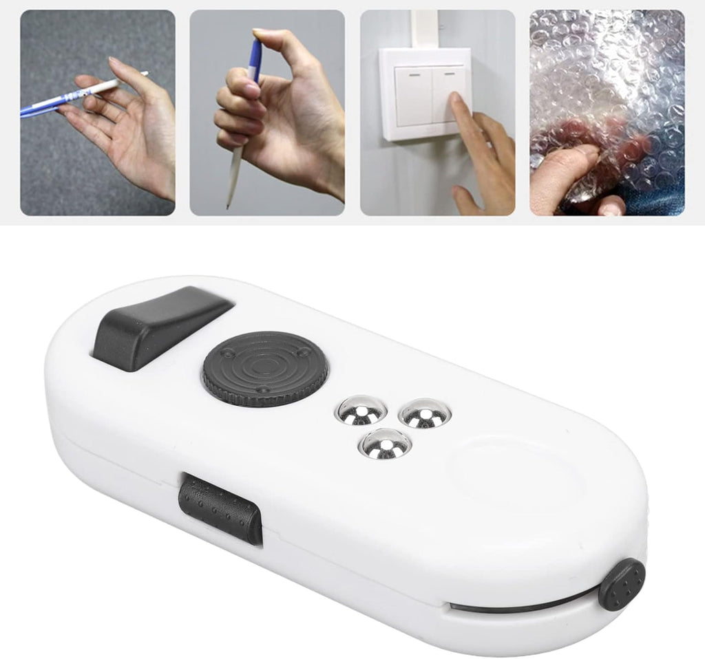 Reduce Stress Relax Mood Portable Anxiety Sensory EDC Toy Sensory Educational Novelty Toys Relief Pressure Decompression Toys for Adults(5 White and Black)