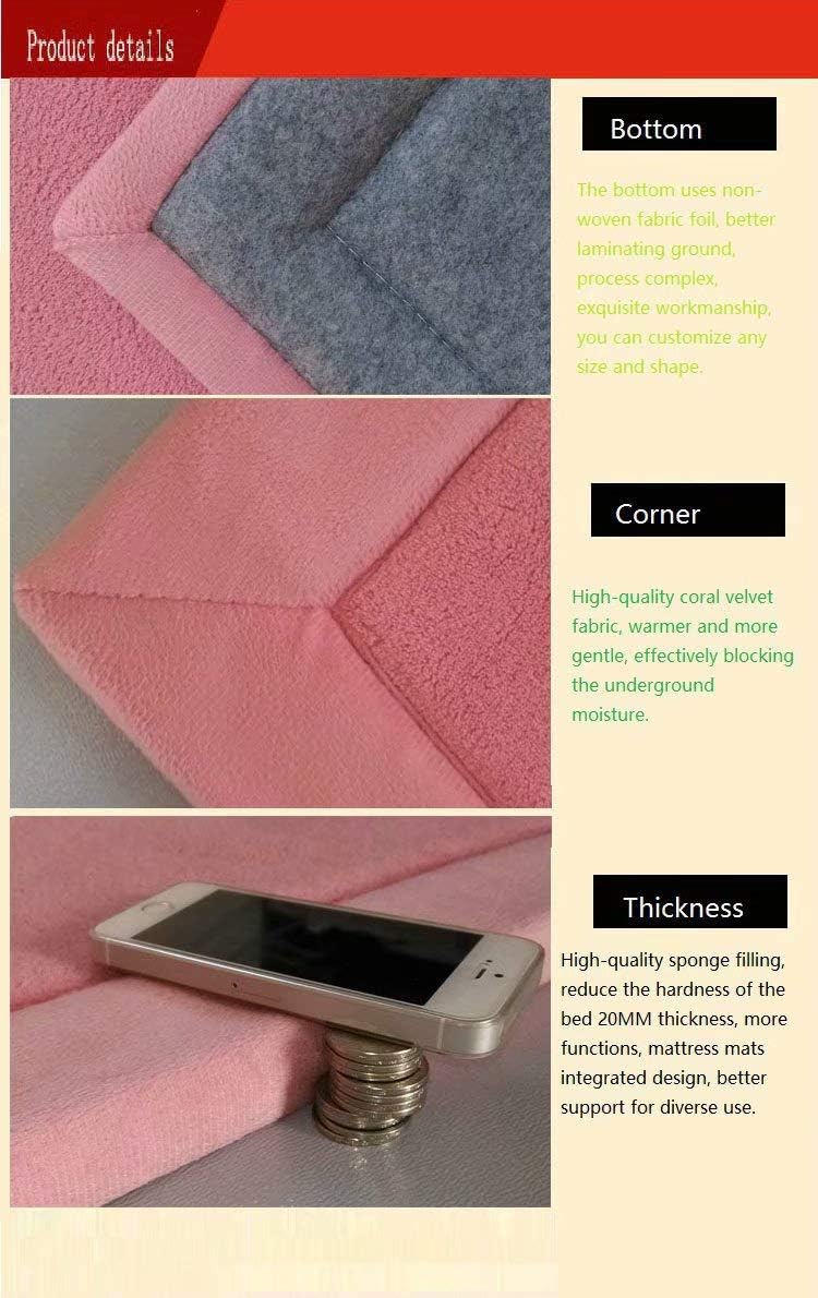 V-mix Handmade Weaving Plush Foam Play Mat for Baby, Toddler & Children - Yoga & Exercise Mat, Cushy-Soft & Thick, Hypoallergenic, Non-Toxic, Reversible