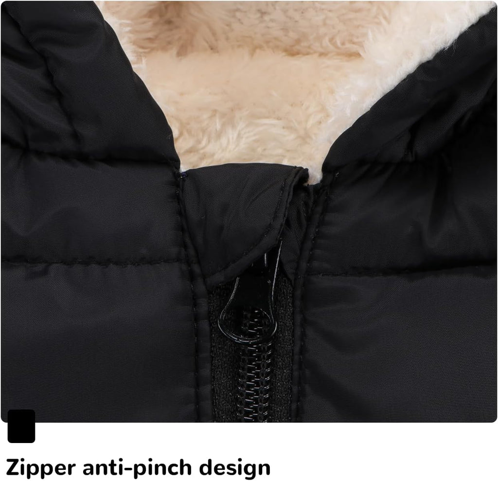 Newborn Baby Girls Fleece Outerwear Jacket Toddler Winter Coat Infant Clothes