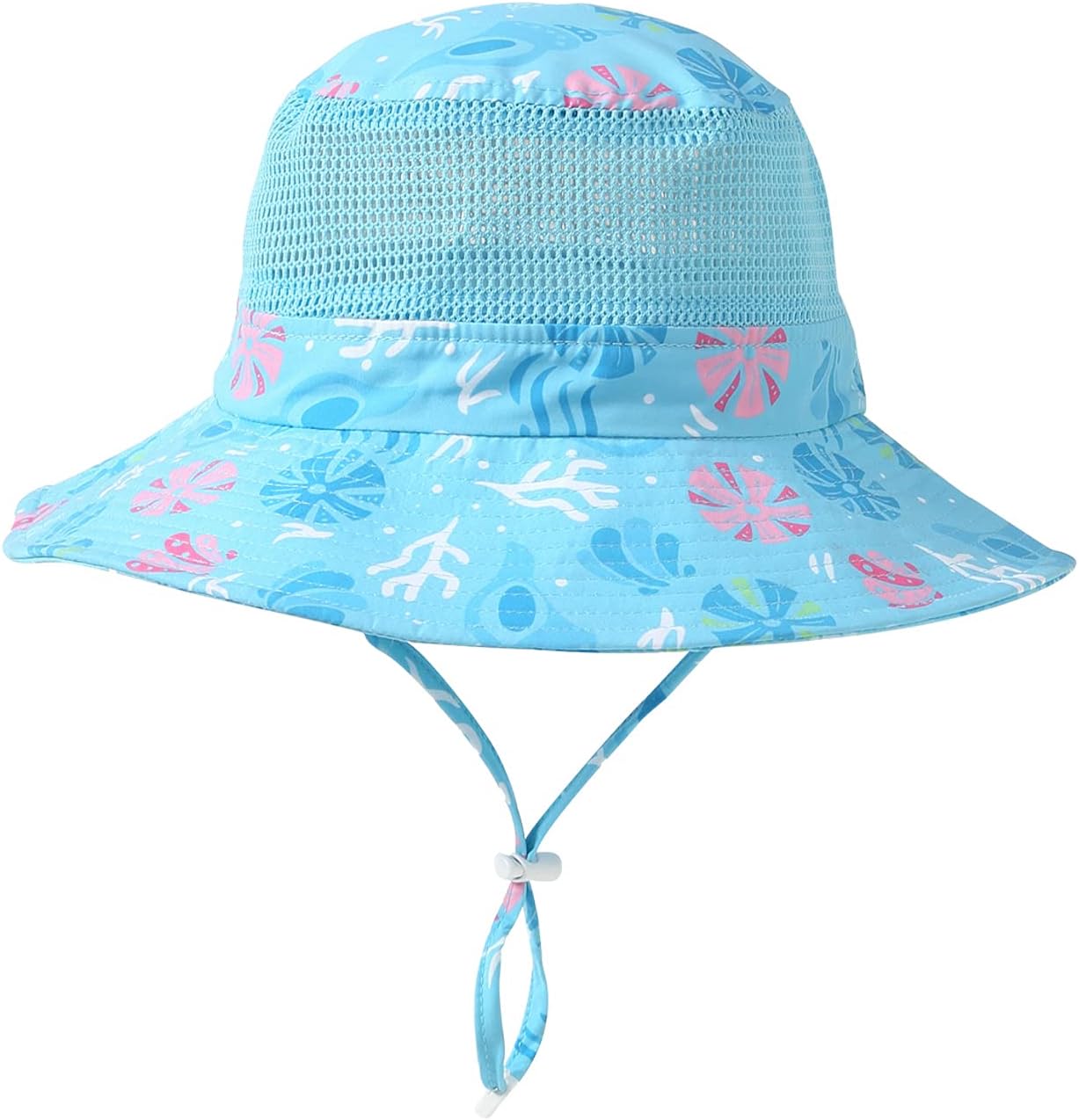 Home Prefer UPF50+ Wide Brim Sun Hat Boys Girls Sun Protection Hat Zoo Beach Swim Safari Bucket Hat for Baby Toddler Kid