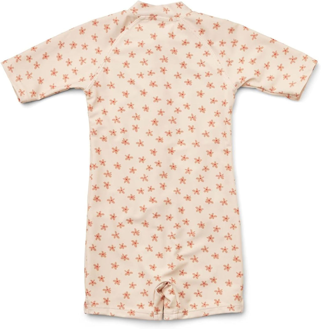 Boys One Piece Swimsuit Whale Dolphin Bathing Suit Zipper Rash Guard Kid Short Sleeve Swimwear Shark Beach Wear UPF50+