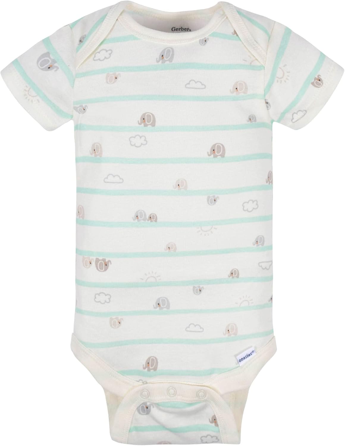 Gerber Baby 8-Pack Short Sleeve Onesie Bodysuits